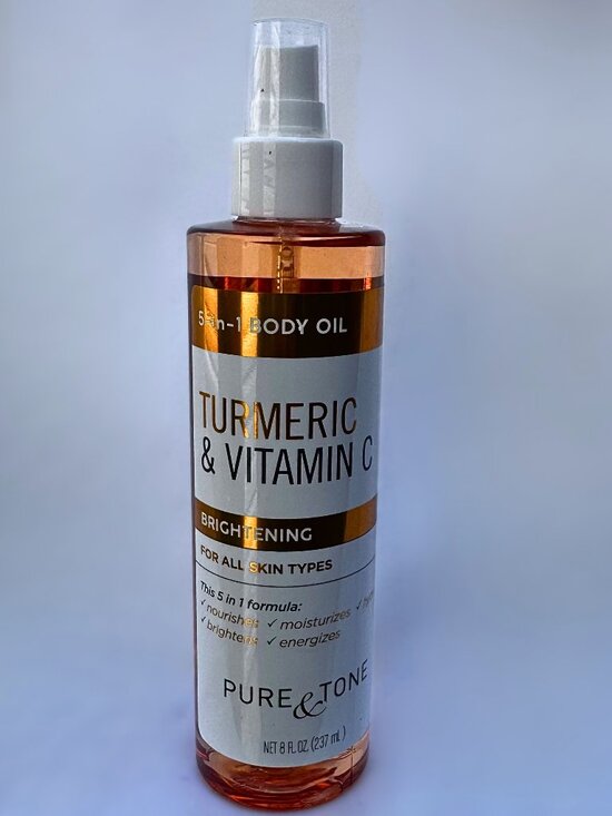 Other - Turmeric & Vitamin C Brightening 5 in 1 Body Oil - Hydrates, Moistures - 8 fl oz